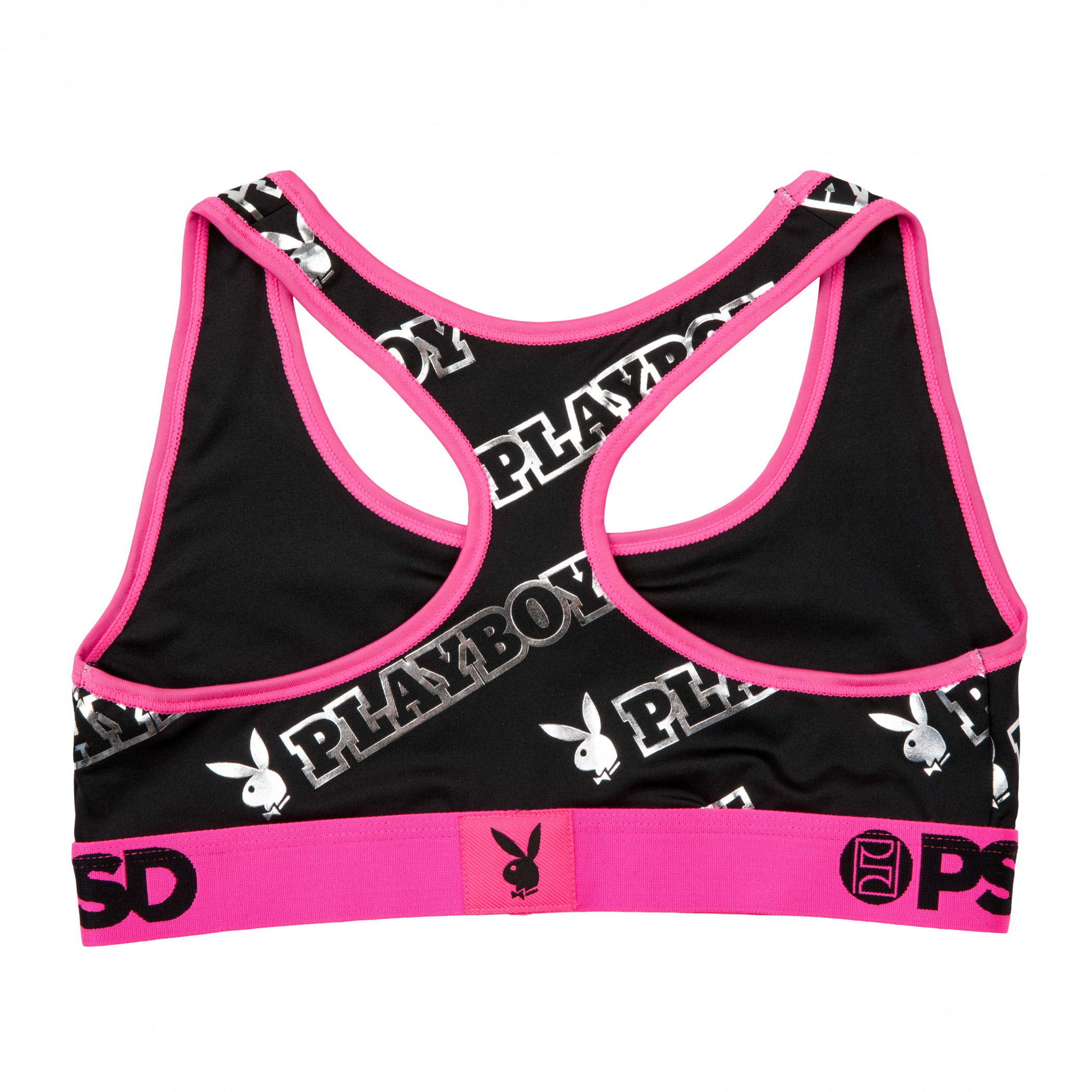 Playboy Logo All Over Print PSD Sports Bra